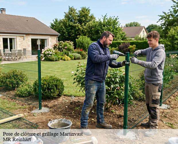 Pose de clôture et grillage  martinvast-50690 MR Reinhart